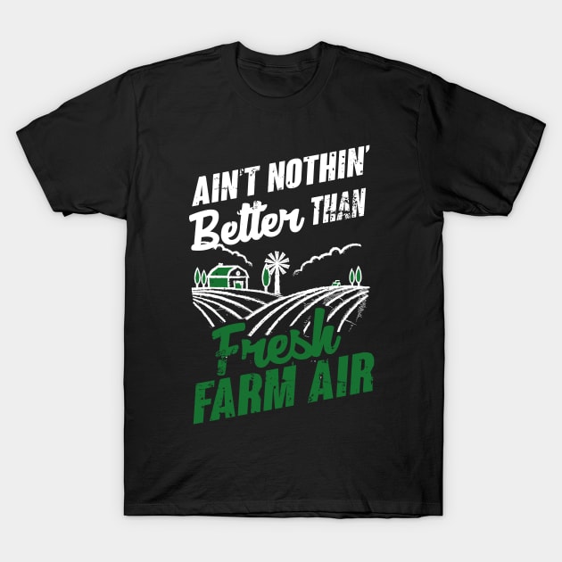 Fresh Farm Air (white) T-Shirt by nektarinchen